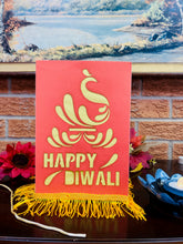 Load image into Gallery viewer, Indian paper lantern (Kandeel) Happy Diwali with Swan Motif

